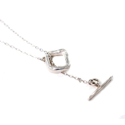 [SUMMER TAG SOL] HANGUL MO ESG SILVER NECKLACE