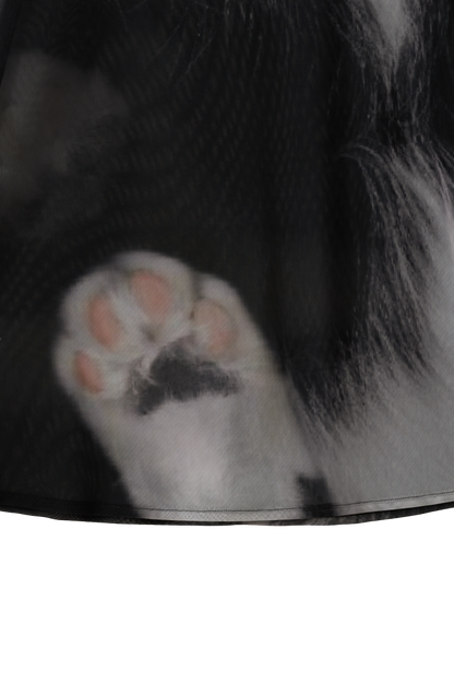 猫メッシュドレス