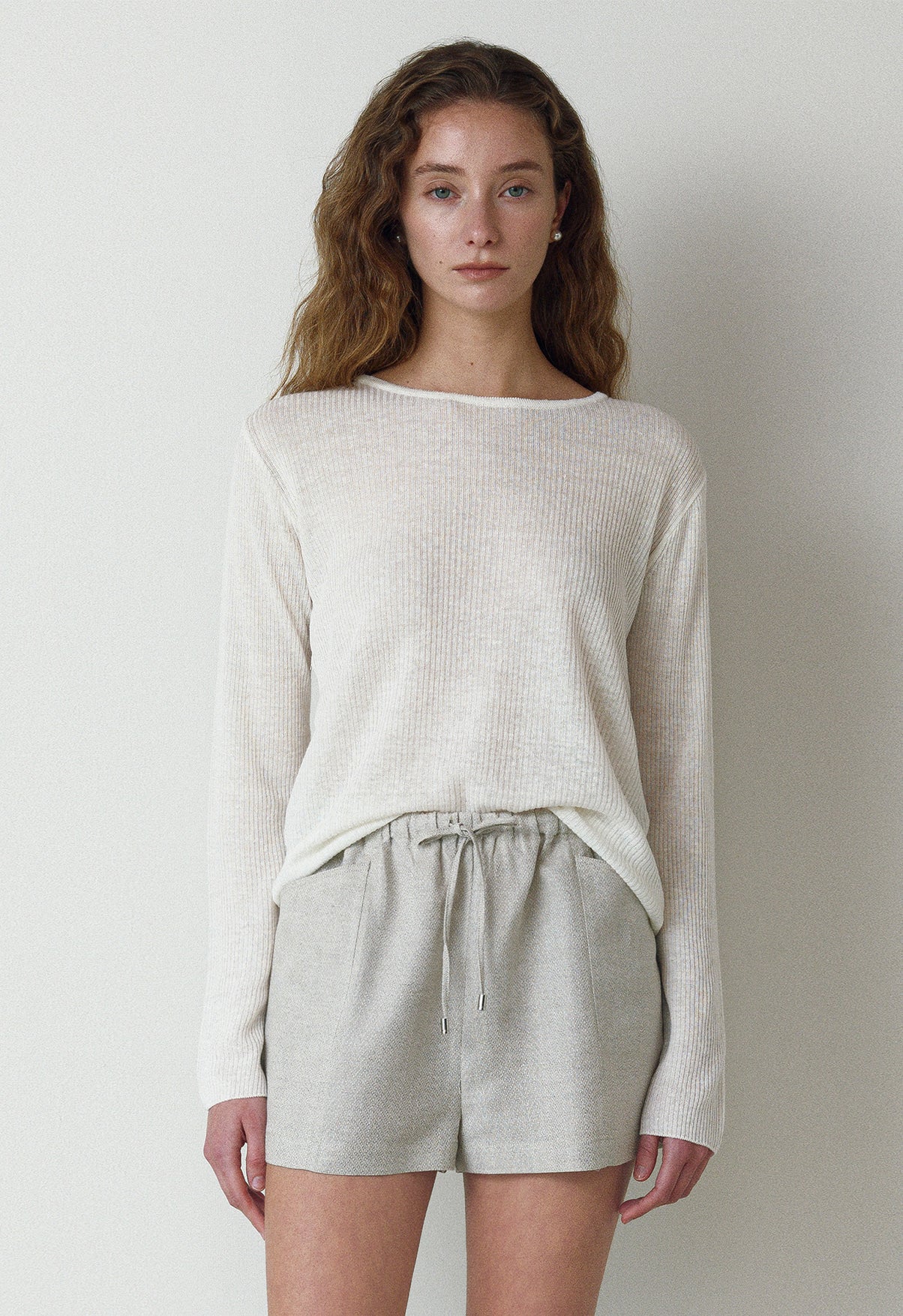 Linen Round Knit