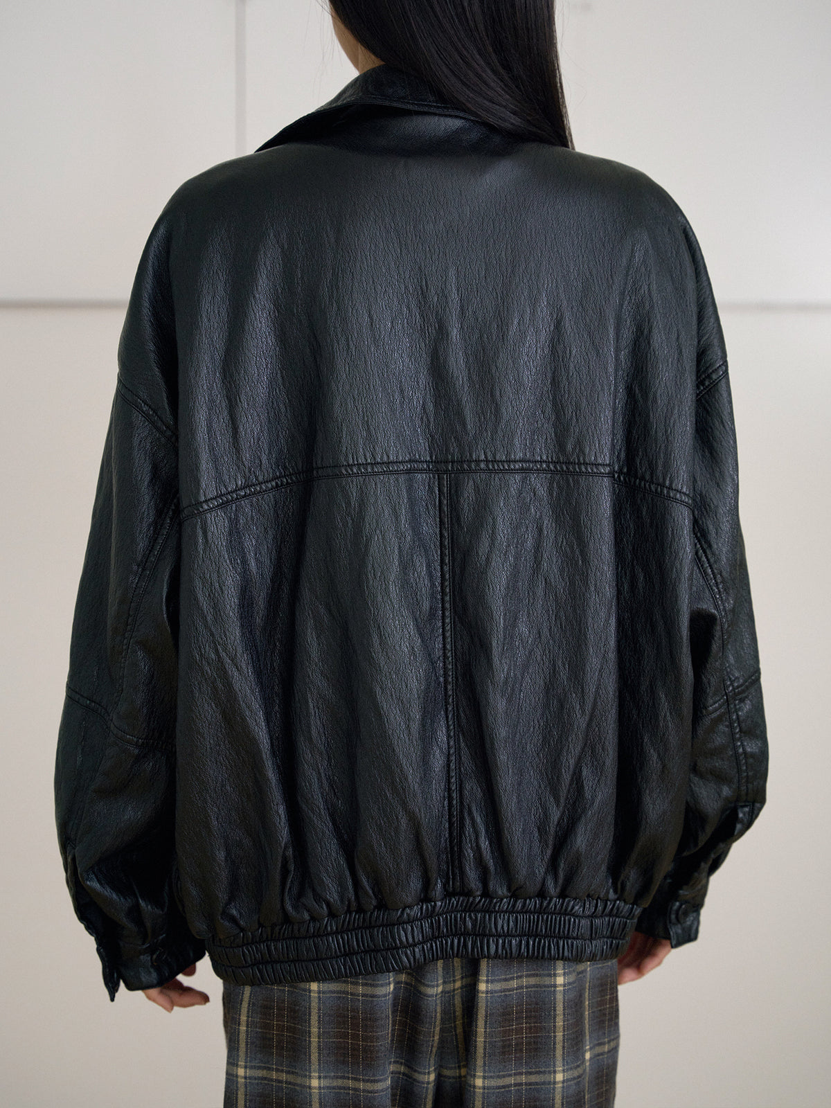MARAN Soft Leather Blouson - Black 商品画像21/21