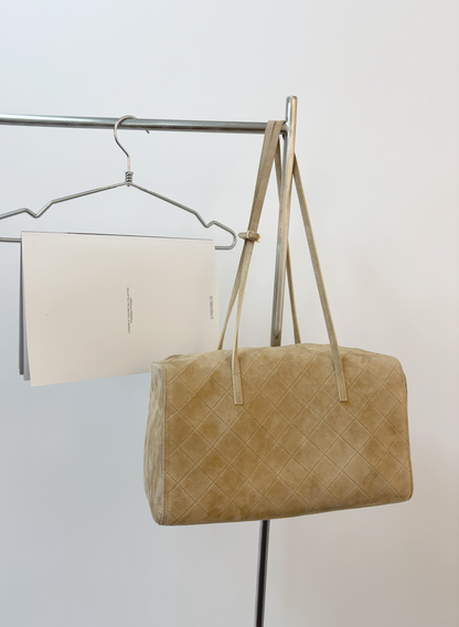 Quilted Suede Bag