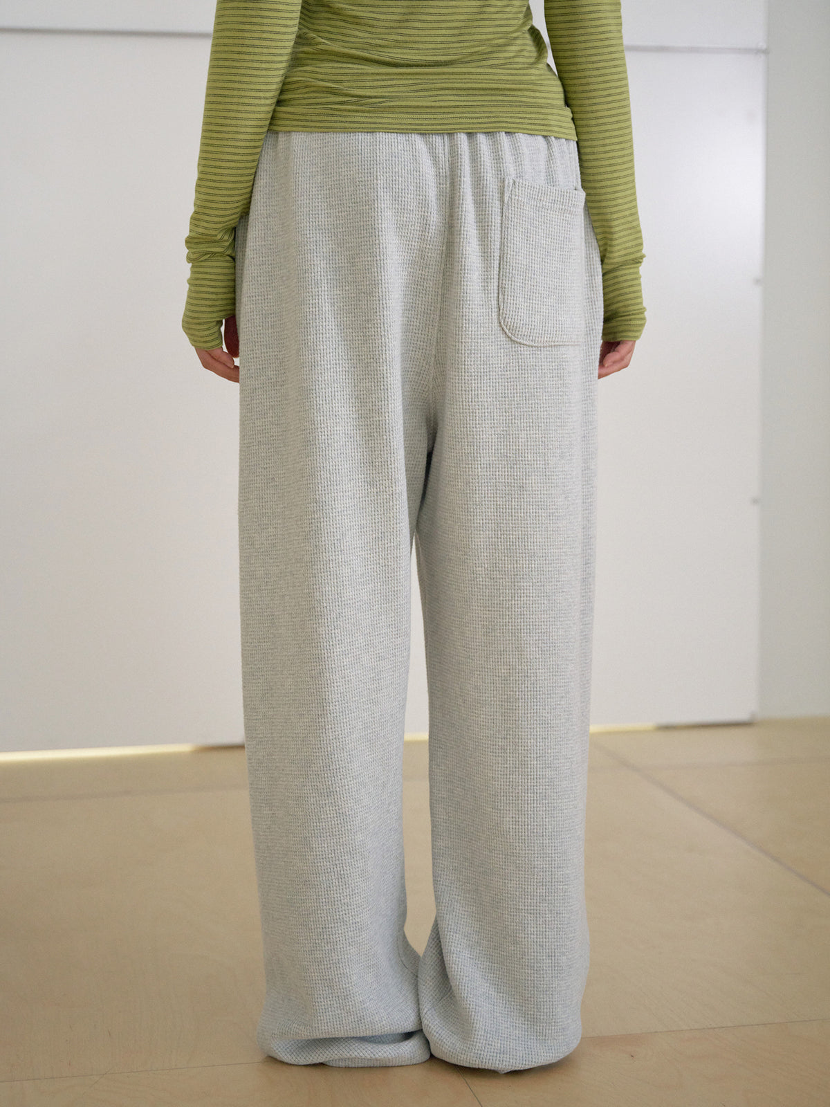 MARAN Current Waffle Sweatpants - Light Gray 商品画像13/21