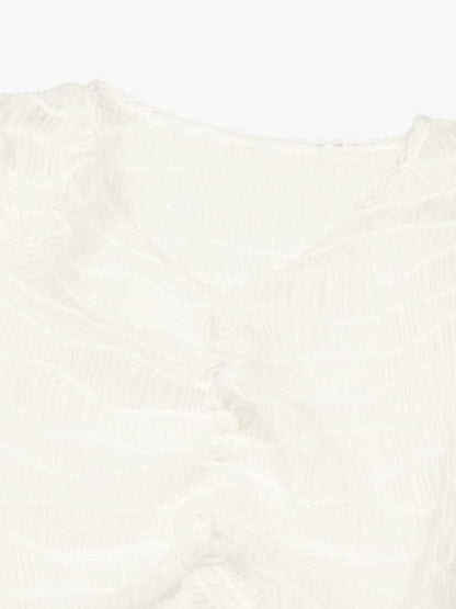 【A MA:DE 2026SS】Sheer blouse ( 2color )