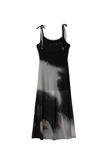 猫メッシュドレス
