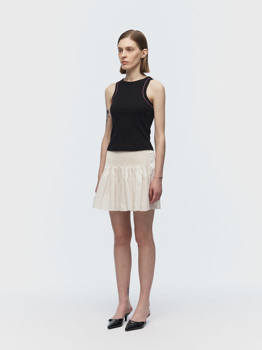 【ARIK. アリク】[24SS] DIPHDA pin tuck skirt Ivory