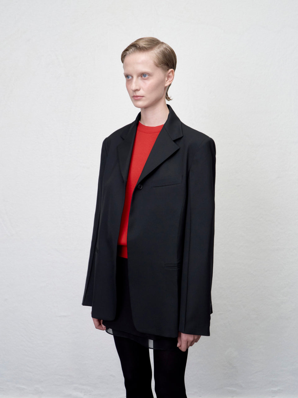 【ARIK. アリク AW】Kaus Pressed single jacket Black