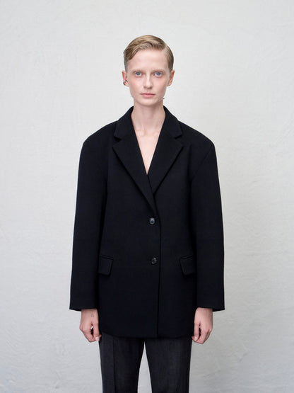 [ARIK. AW] Sagit wool volume jacket Black