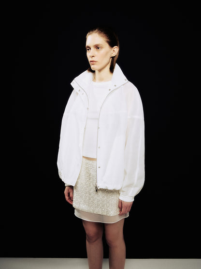 [ARIK.] [24SS] ELBA oversized bomber White