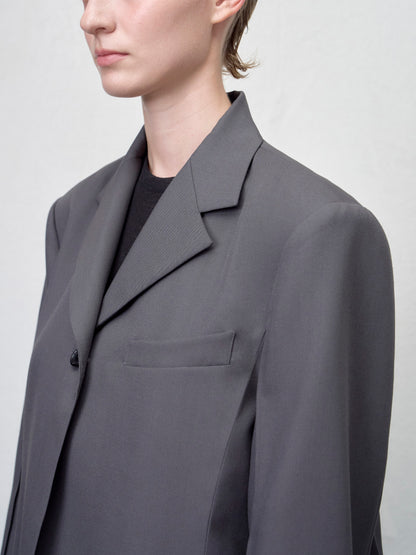 【ARIK. アリク AW】Kaus Pressed single jacket Grey