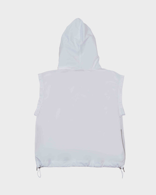 【MOMMANWA モンマンワ】MASK HOODIE VEST (WHITE)
