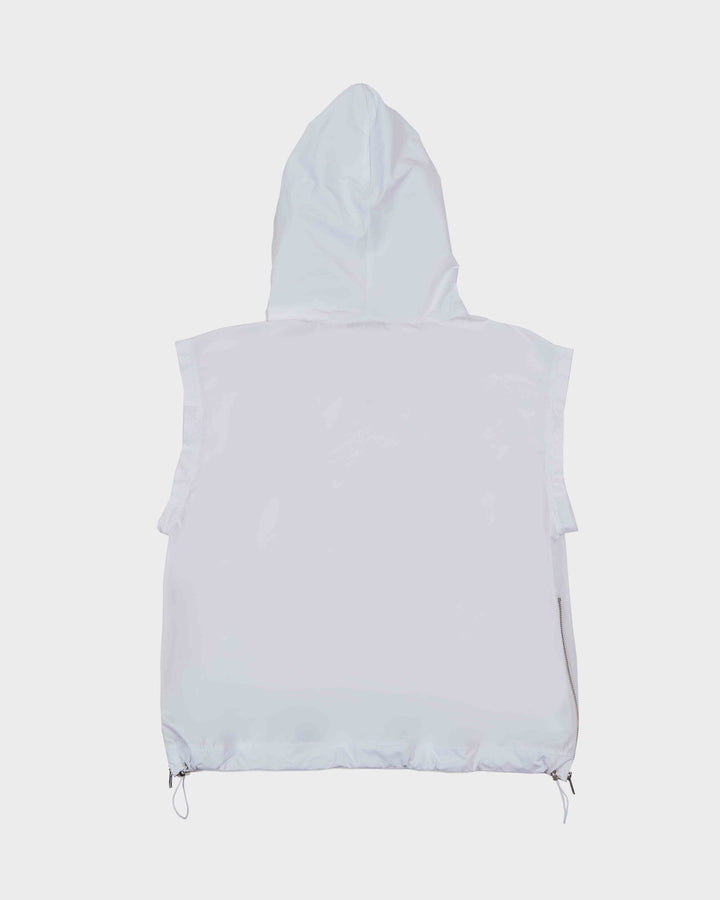 【MOMMANWA モンマンワ】MASK HOODIE VEST (WHITE)