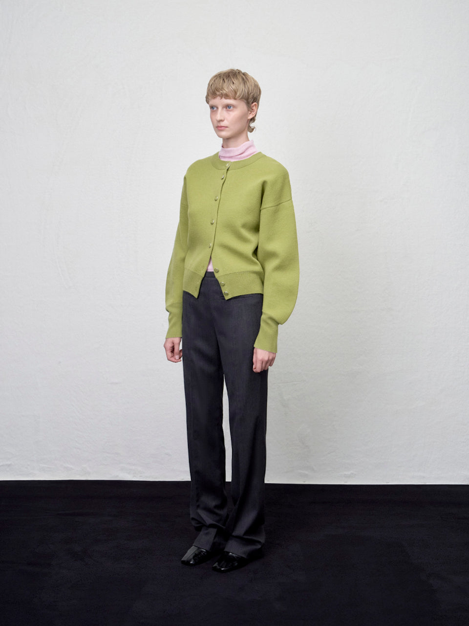 【ARIK. アリク AW】Rigil panel straight pants Dark Grey