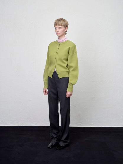 【ARIK. アリク AW】Rigil panel straight pants Dark Grey