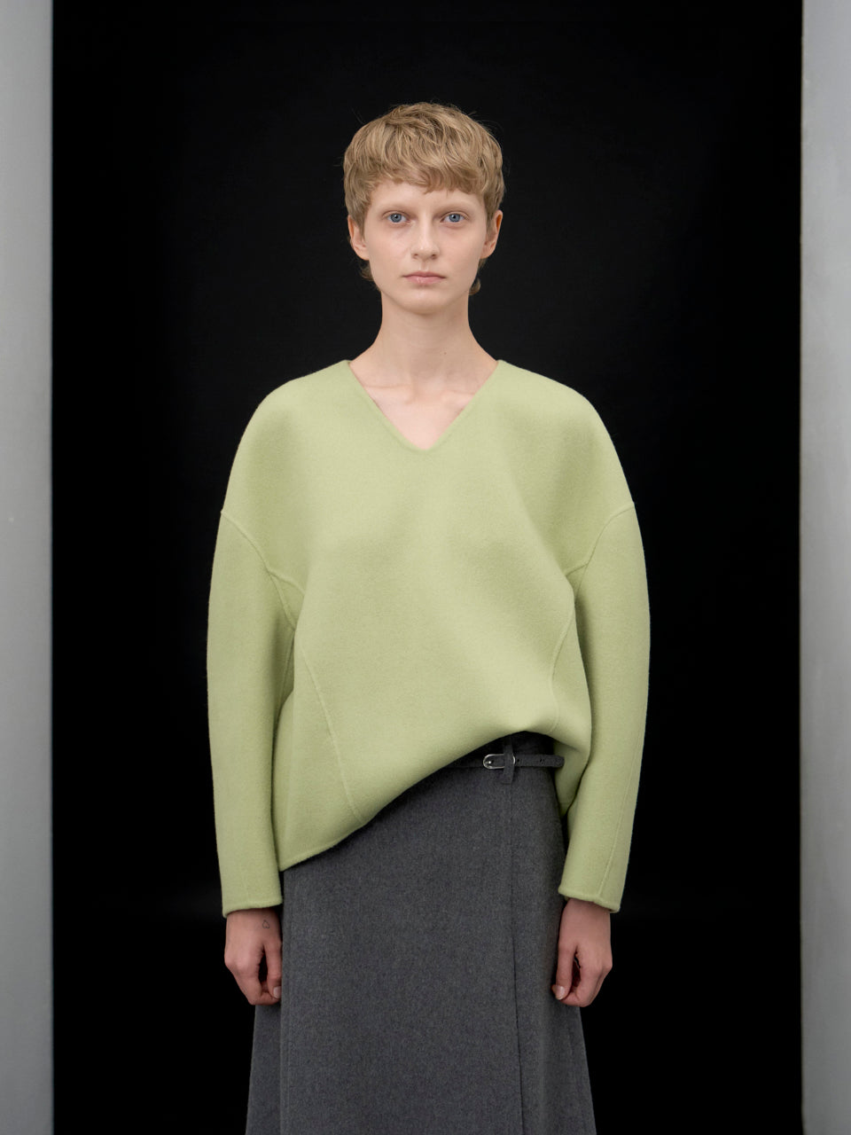 【ARIK. アリク AW】Sarin wool pullover jumper Apple green