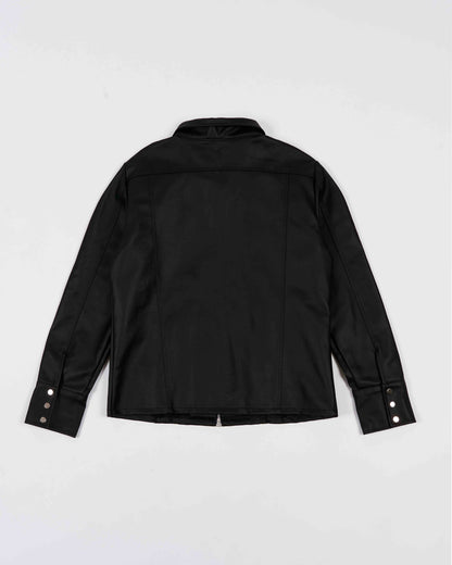 【MOMMANWA】DENIM LINE ZIPPER JACKET (BLACK)