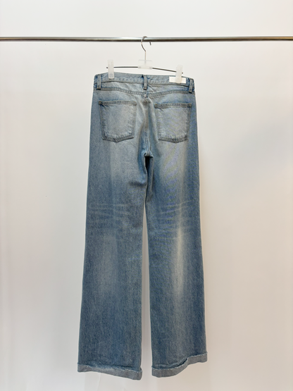 Wide Cuff Denim