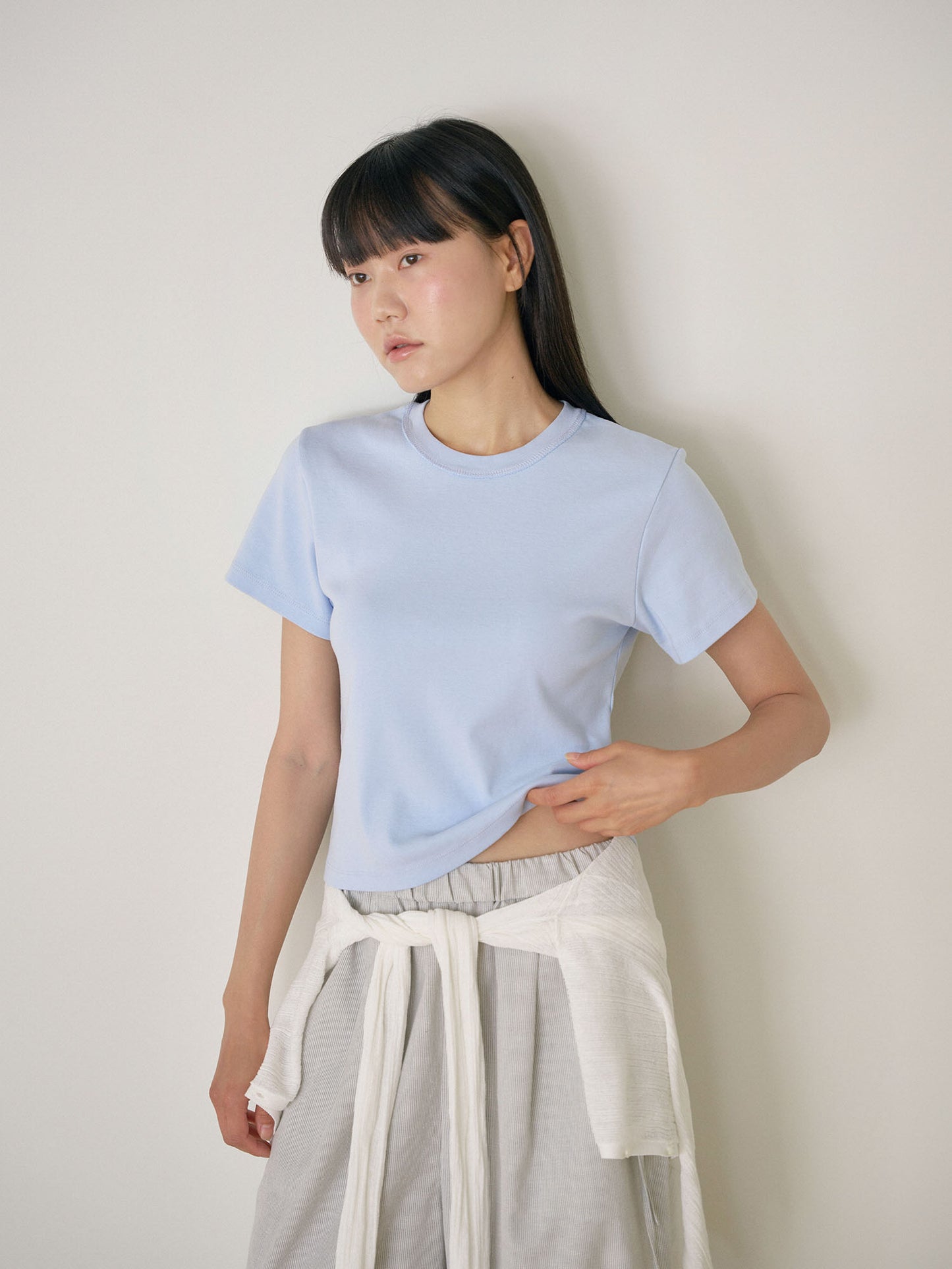 Soft Rib Short Sleeve - Blue