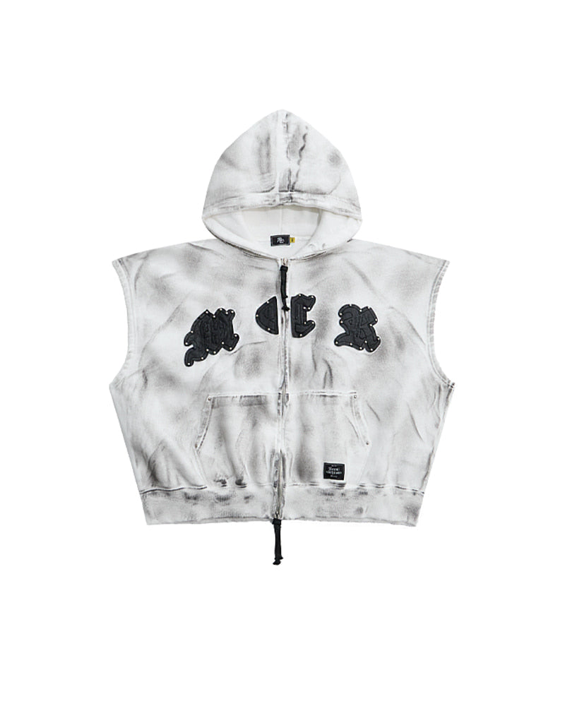 M.C.R. code stud zip-up vest HD IV