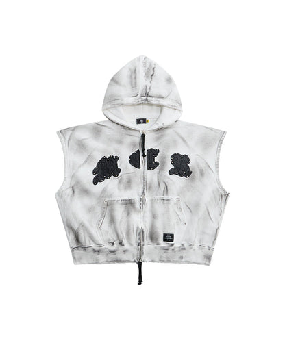M.C.R. code stud zip-up vest HD IV