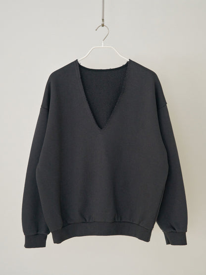 MARAN Raw Edge Sweatshirt - Charcoal 商品画像16/19
