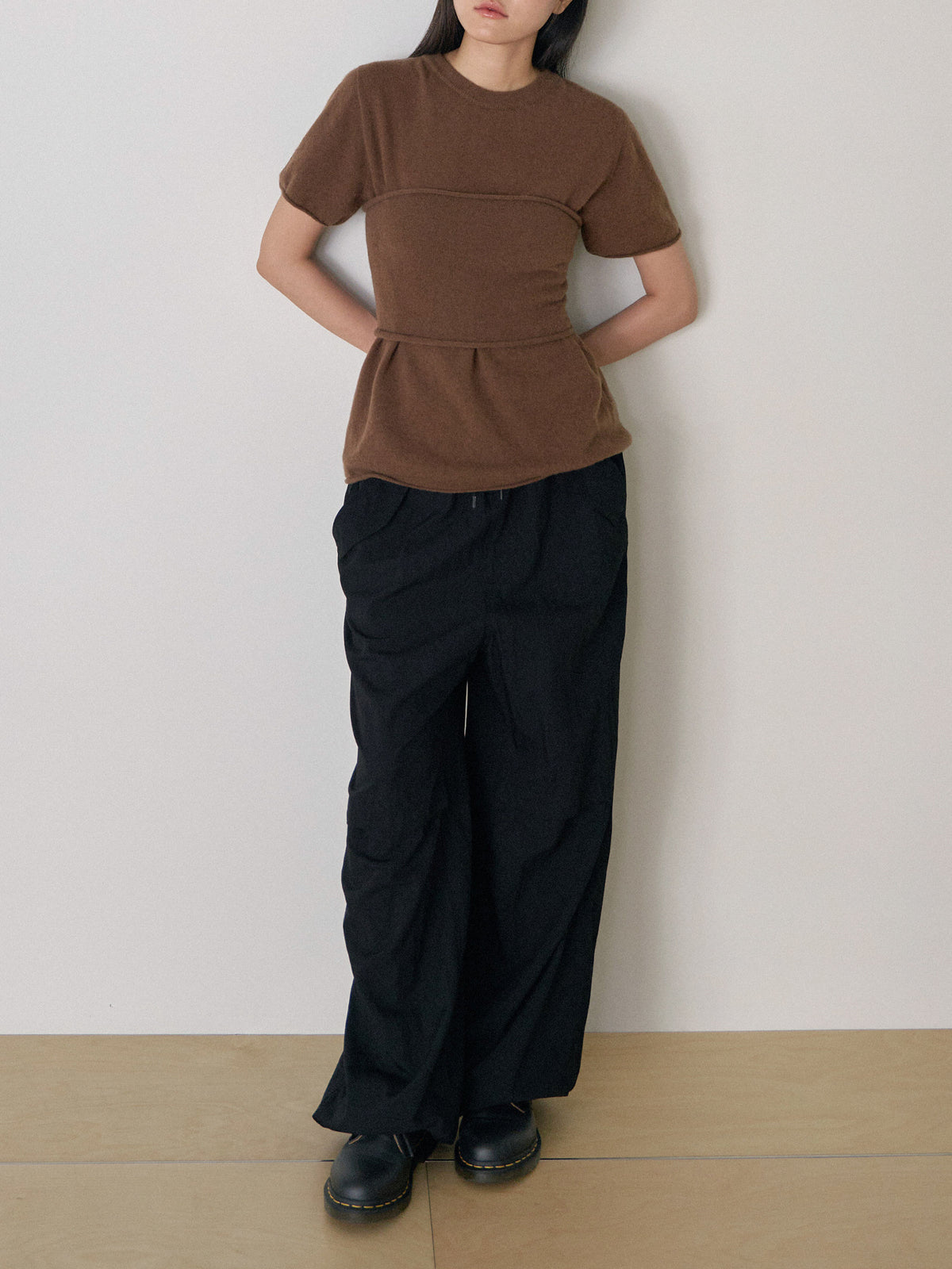 Cashmere Bustier - Brown 6