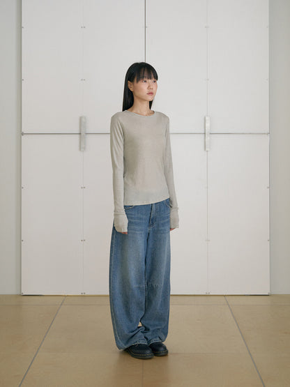 MARAN Finger Hole Long Sleeve - Green 商品画像17/21