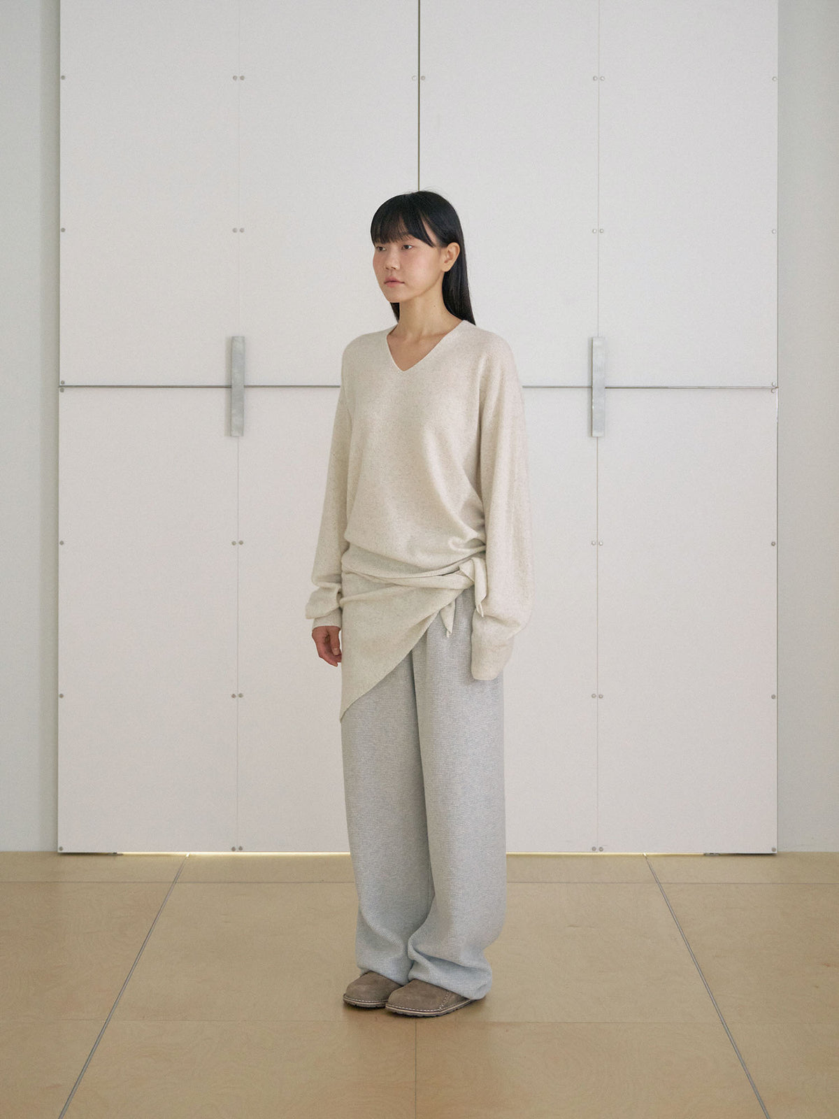 MARAN Triangle Scarf - Oatmeal 商品画像19/21