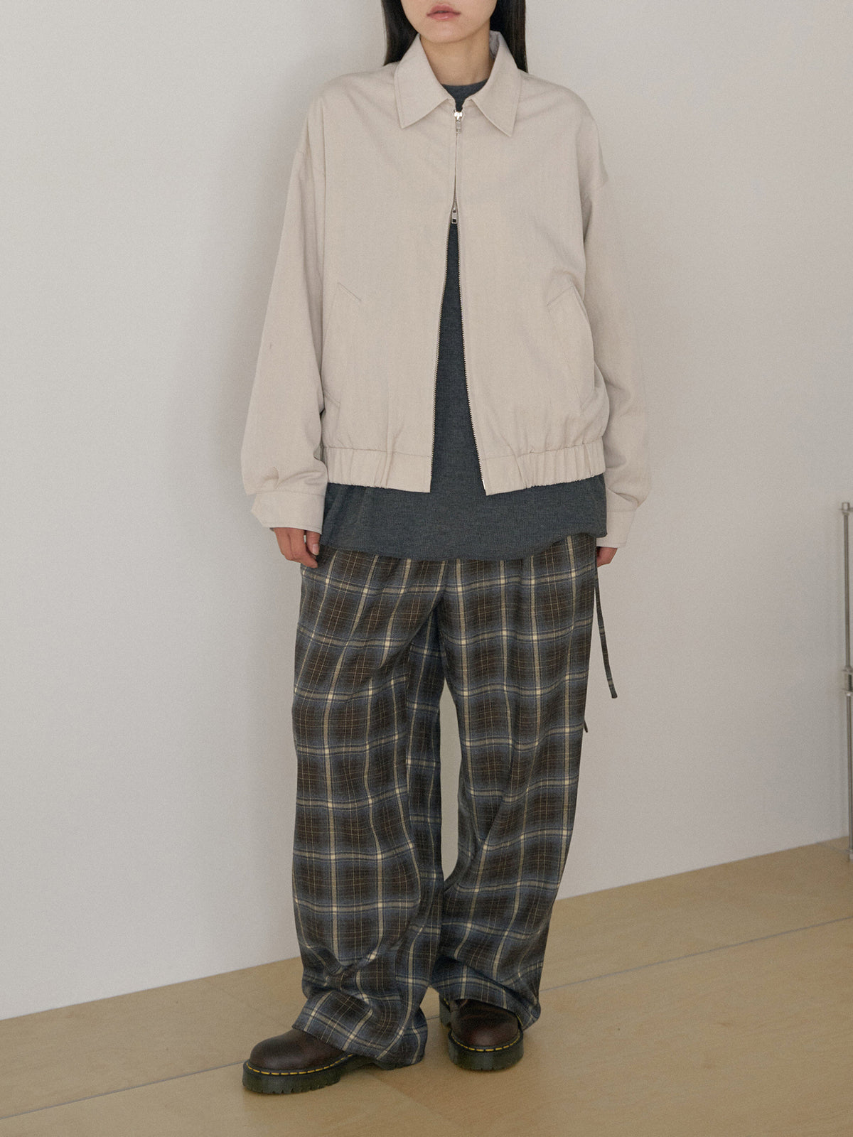 MARAN Washed Gabardine Blouson - Beige 商品画像17/21
