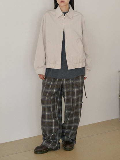MARAN Washed Gabardine Blouson - Beige 商品画像17/21