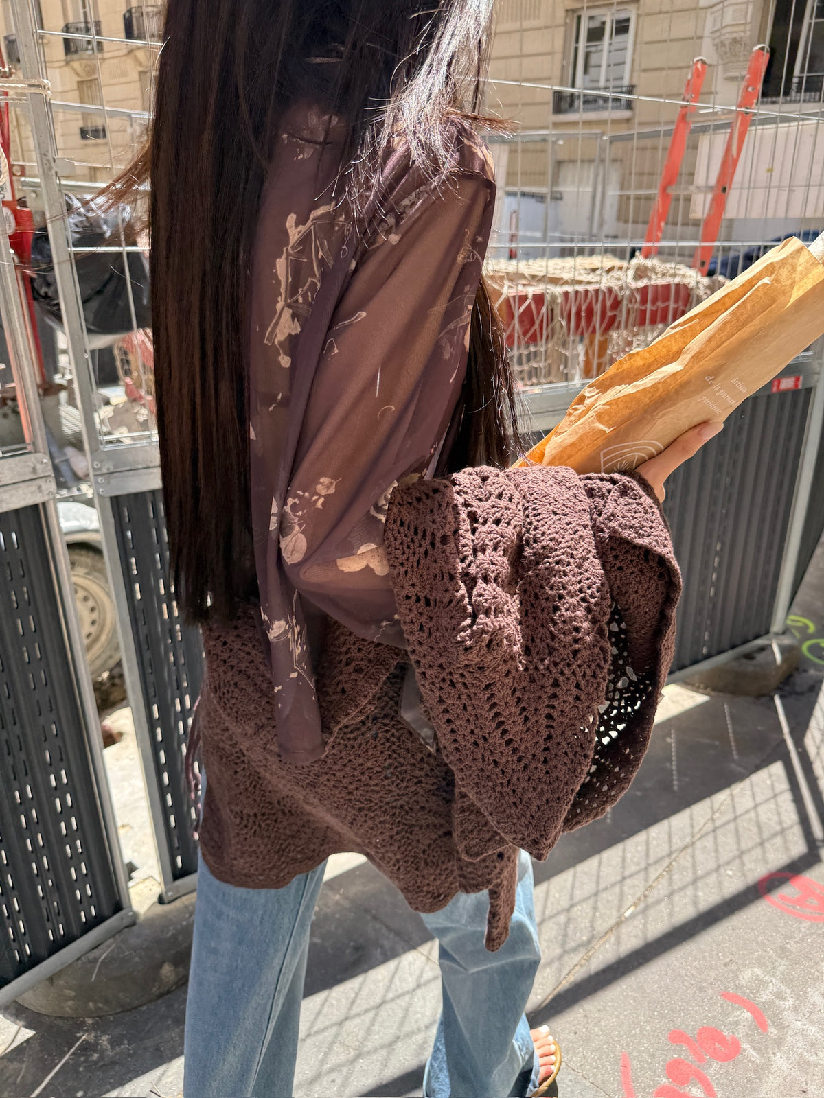 Openwork Cardigan