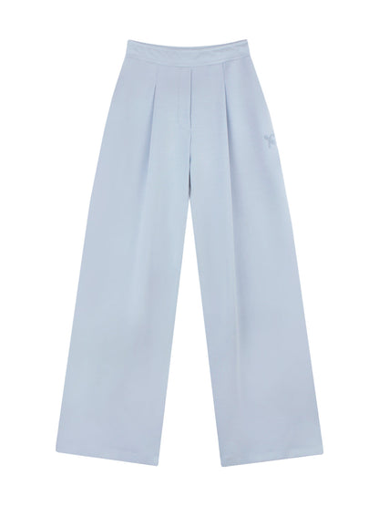 【HER&SHE 2025AW】Double Face Symbol Clean Tuck Pants (25F/W)