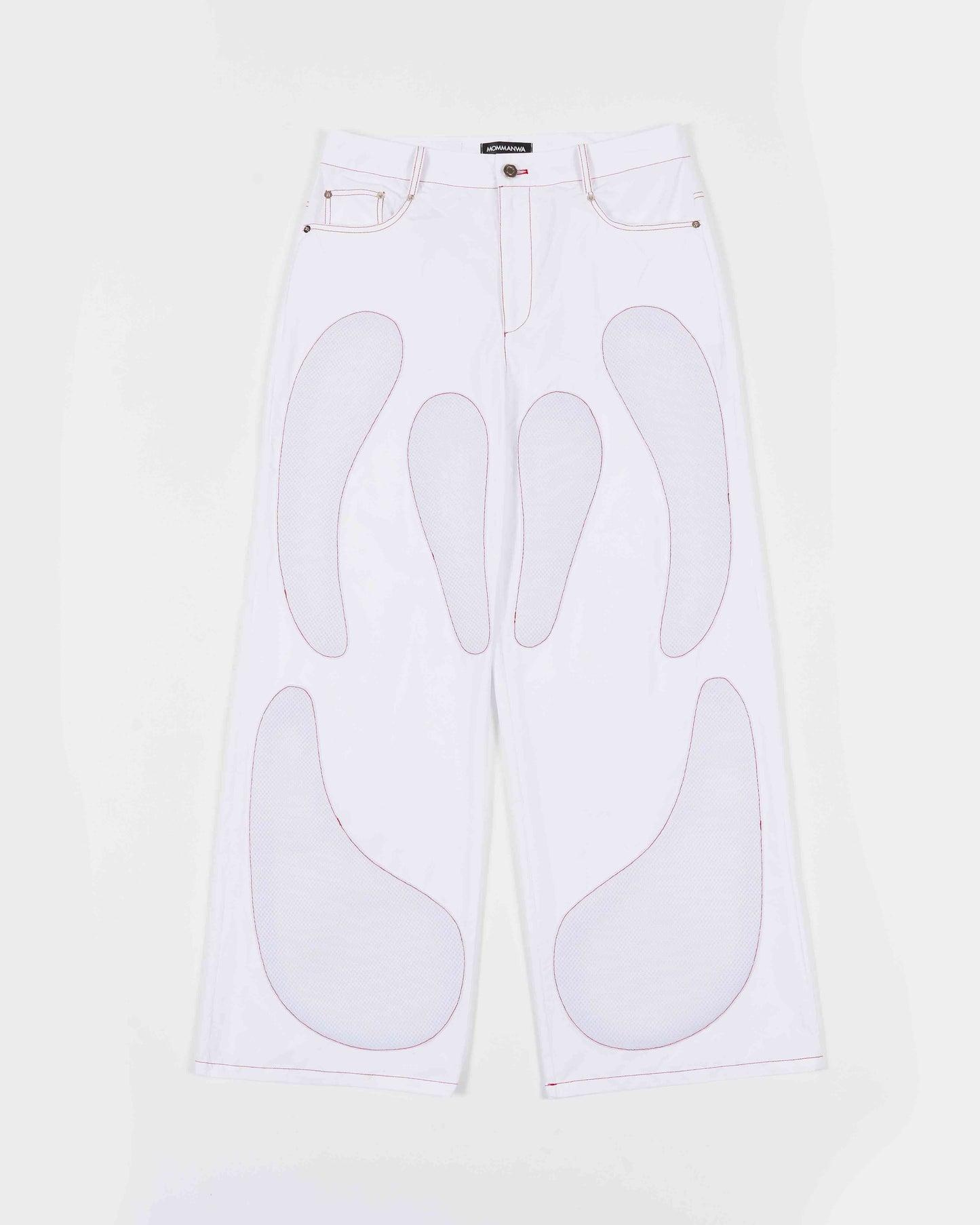 【MOMMANWA モンマンワ】AIR MESH 300 PANTS (WHITE)