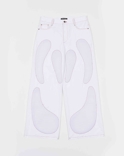 [MOMMANWA] AIR MESH 300 PANTS (WHITE)