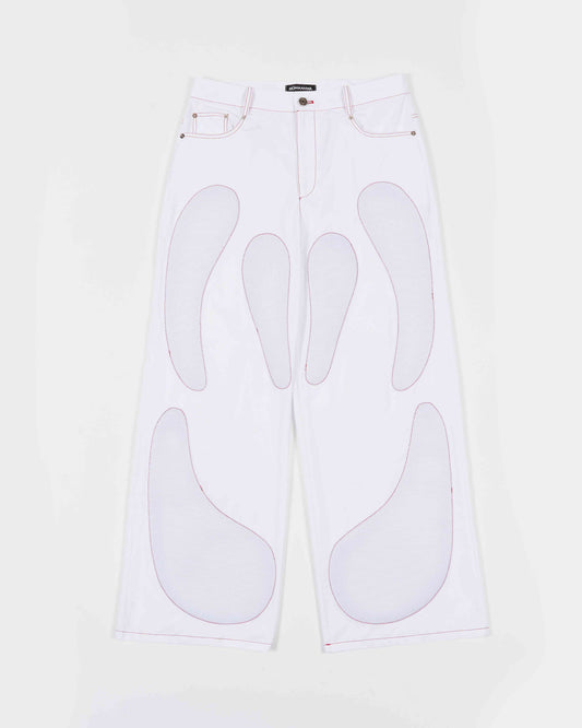 【MOMMANWA モンマンワ】AIR MESH 300 PANTS (WHITE)