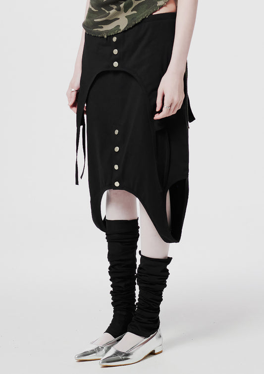 Sleeveless Layered Skirt