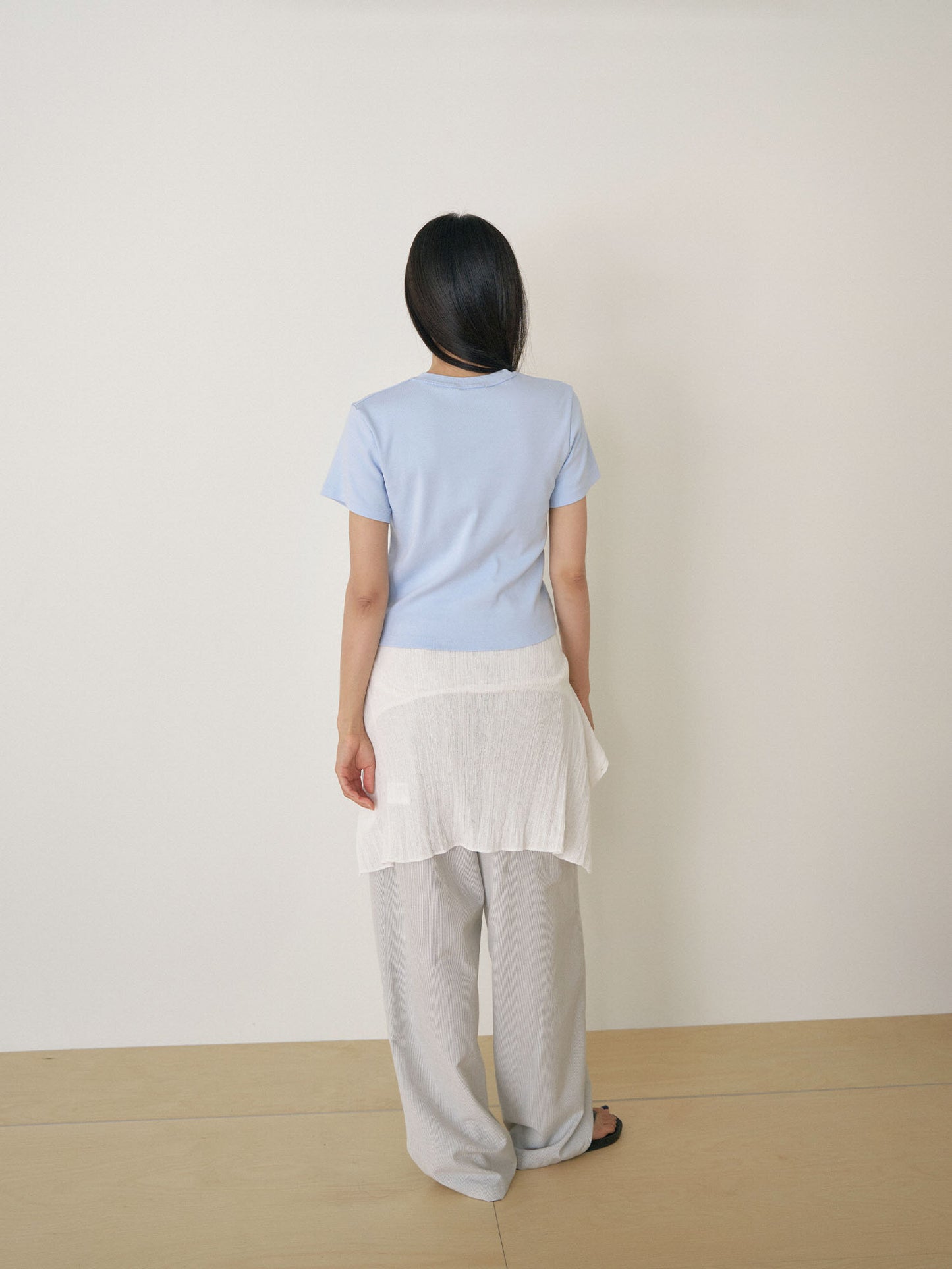 Soft Rib Short Sleeve - Blue