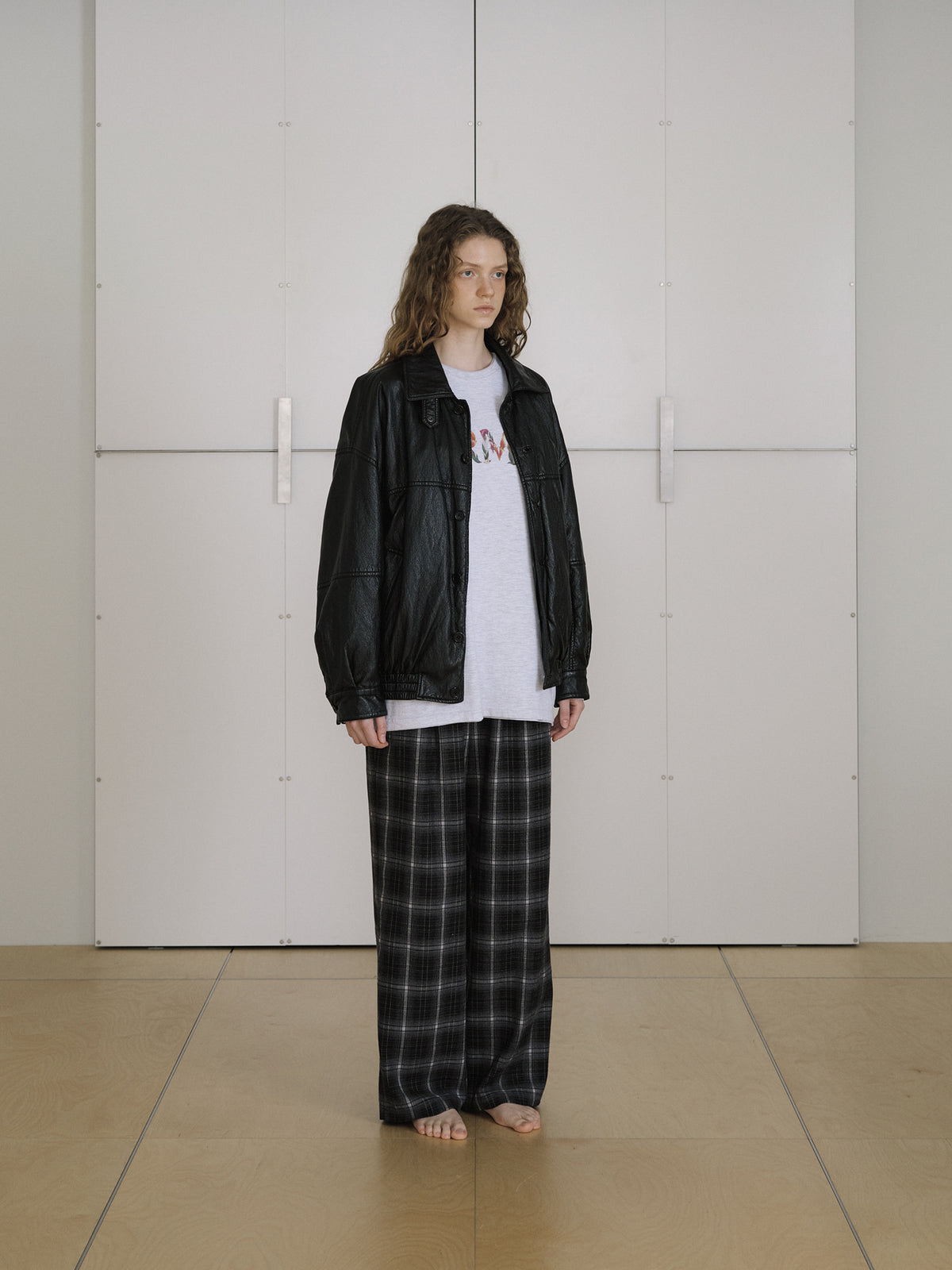 Soft Leather Blouson - Black 9