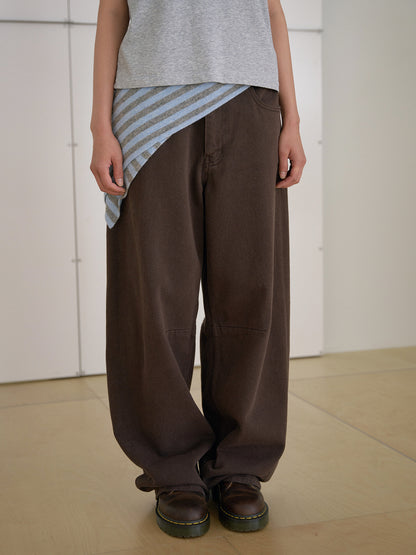 MARAN Stripe Square Scarf - Blue 商品画像15/21
