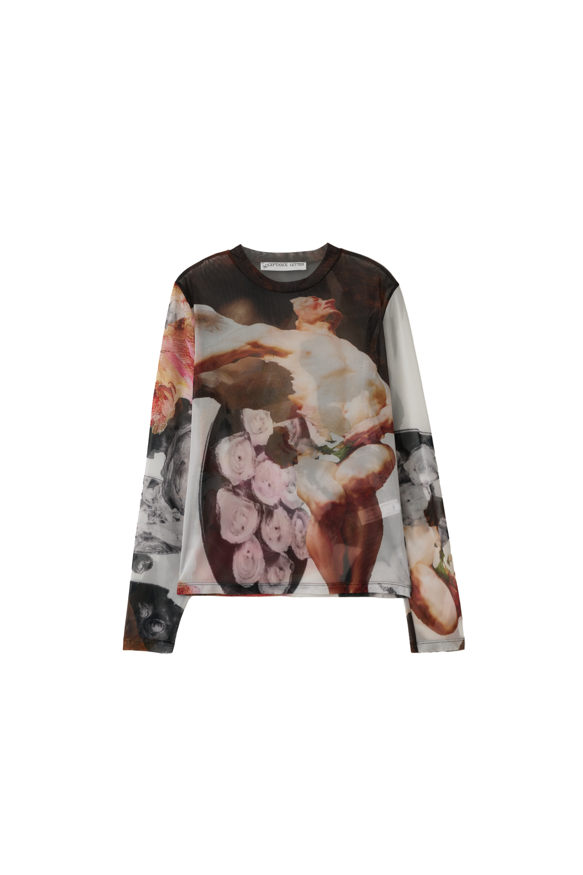 Snooze Long-Sleeve Mesh Top