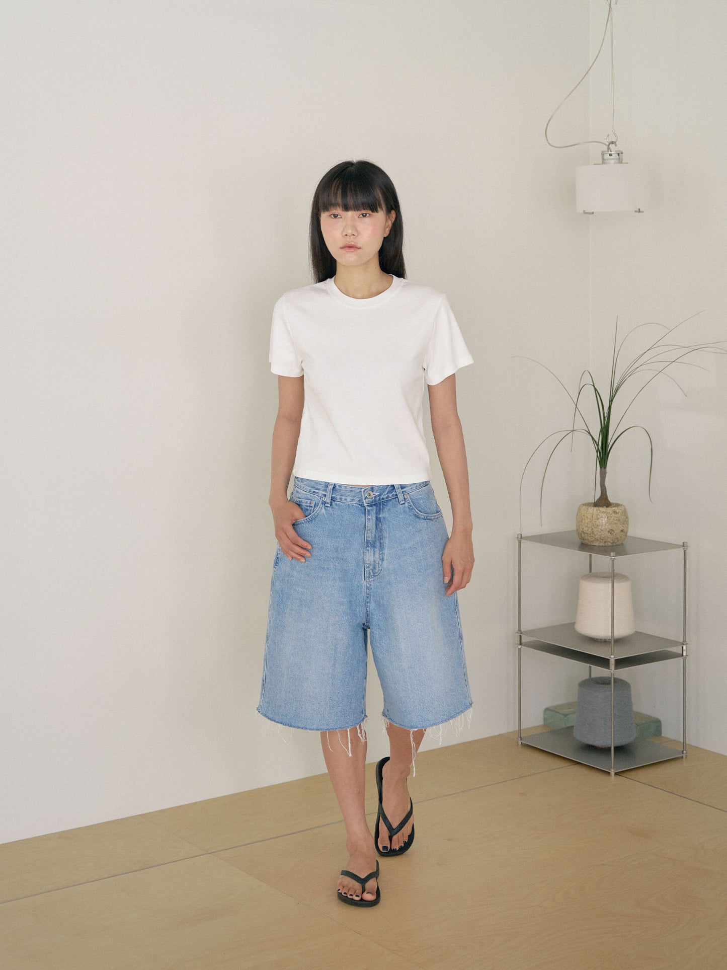 Soft Rib Short Sleeve - Ivory