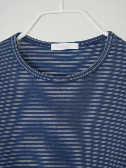 MARAN Rib Stripe Long Sleeve - Navy 商品画像19/21