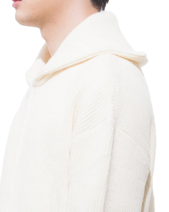 [Ready to ship] Longneck Drivers Knit-WHITE 