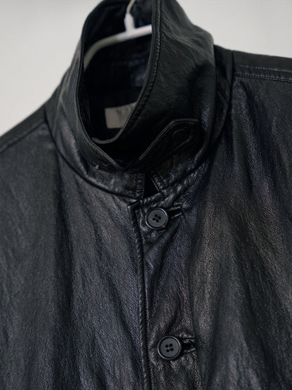 Soft Leather Blouson - Black 11