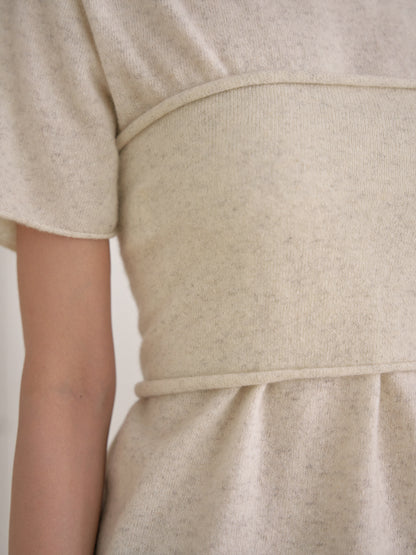 Cashmere Bustier - Oatmeal 9