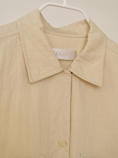Ray Half Shirt - Ecru