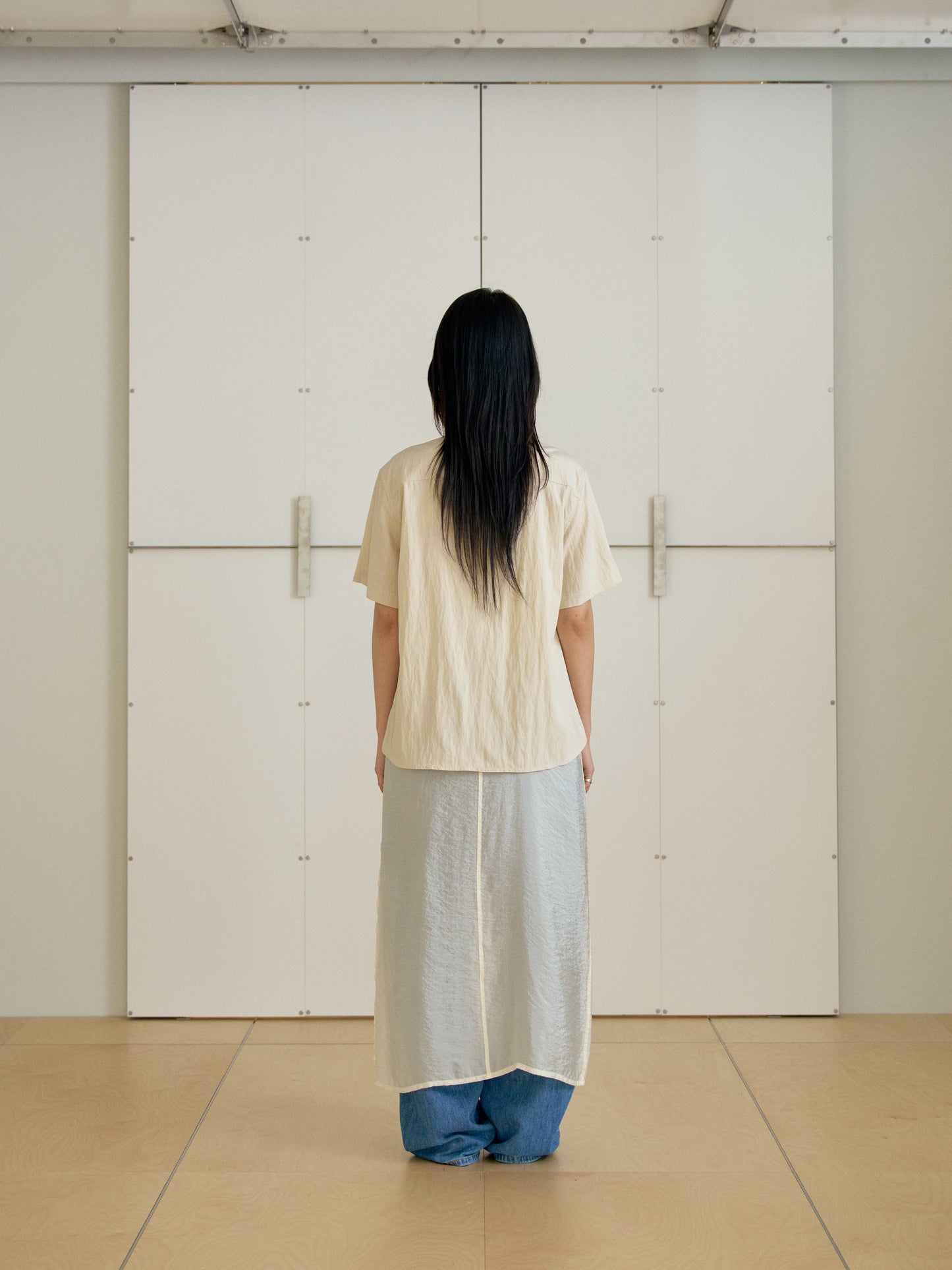 Ray Half Shirt - Ecru