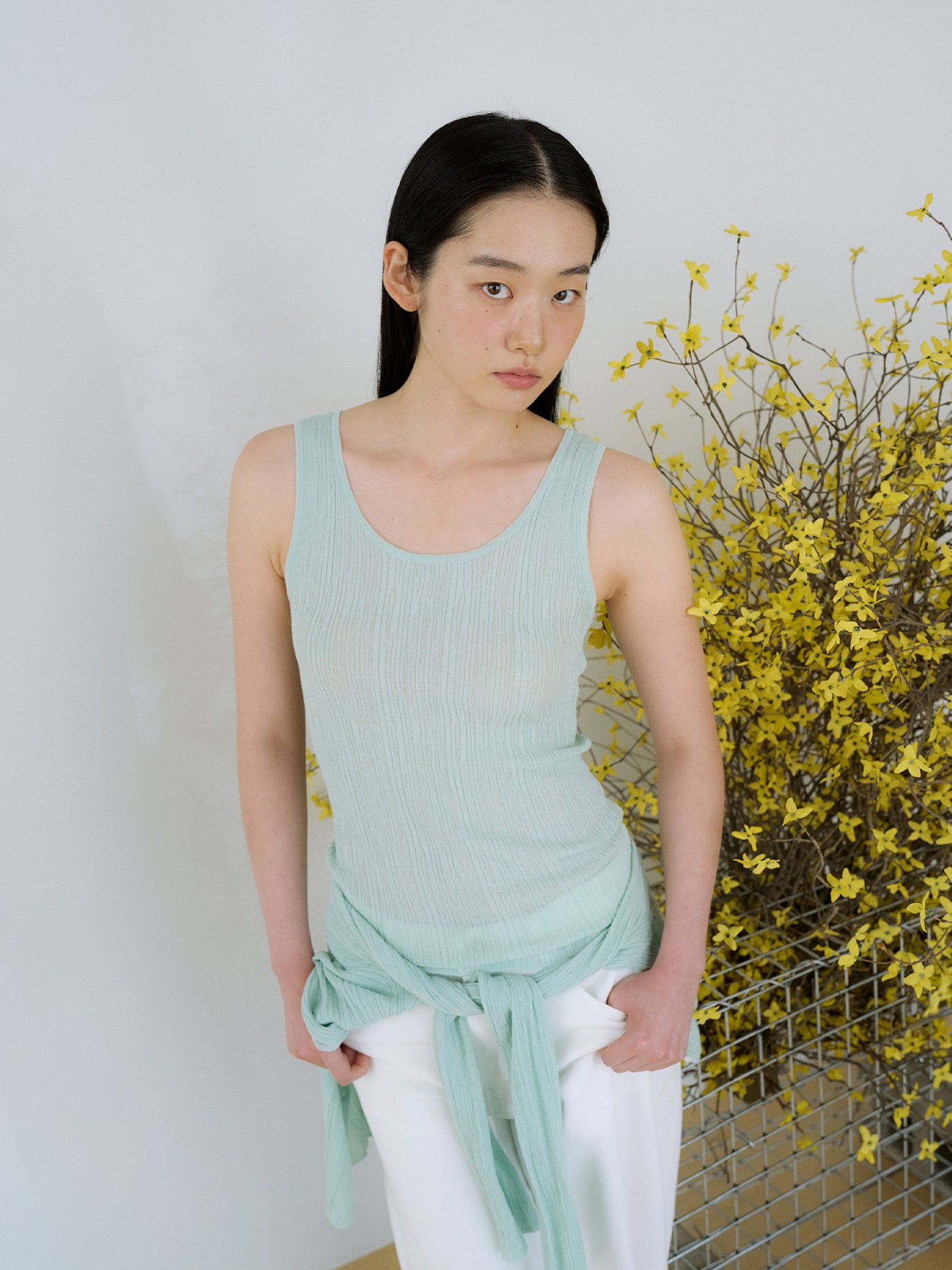 Multi Rib Sleeveless - Mint