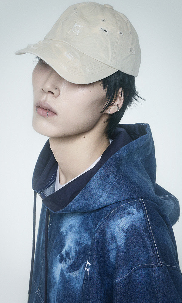 【Reculer レキュリー】Signature logo ball cap Beige