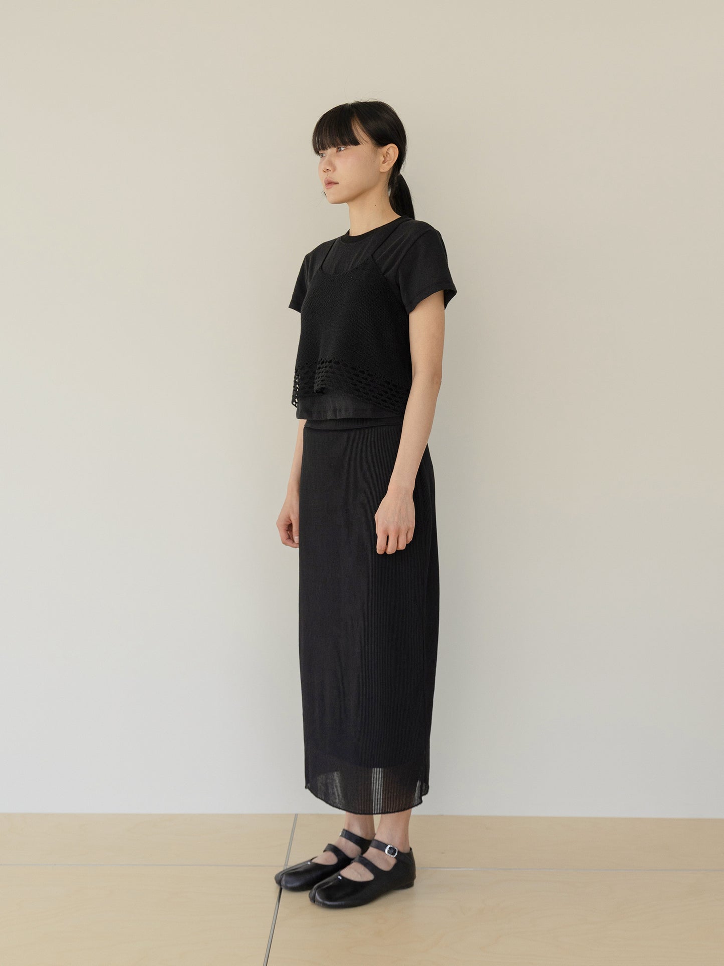 Block Sleeveless-BLACK