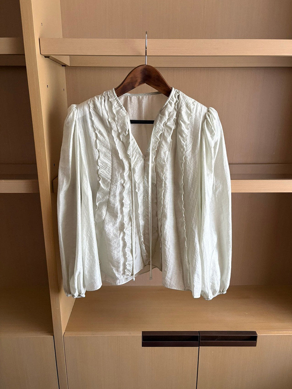 【A MA:DE】Baguette blouse ( 3color )